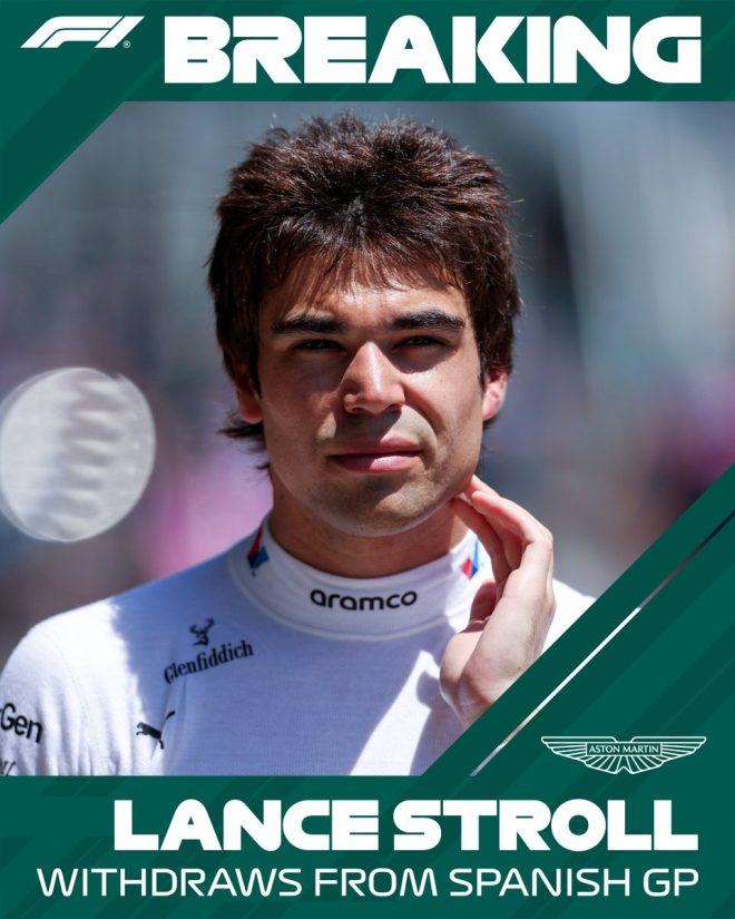 Breaking: Lance Stroll's Shocking Withdrawal Raises Questions! — Lance Stroll injury update, Formula 1 driver health news, Spanish Grand Prix withdrawal