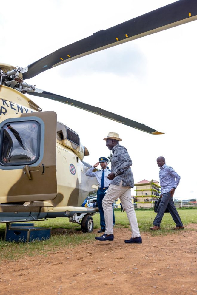Breaking: Shoe-Throwing Man Hits President Ruto, Arrested!