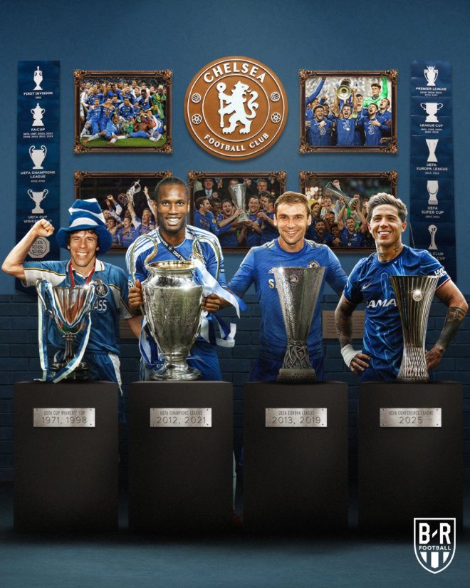 "Chelsea Makes History: First Team to Win All Four Major European Club Trophies, Breaking Records and Silencing Doubters!" — Chelsea Champions League success, European club trophies triumph, Chelsea European cup history