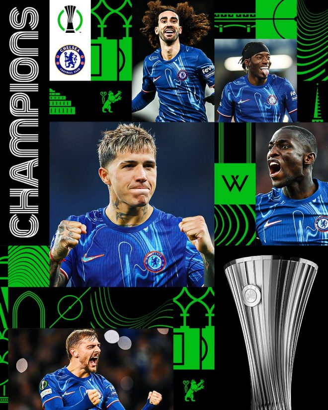 "Chelsea Shock the World: Controversy Surrounds Their 2025 UEFA Conference League Win! 🏆 #UECLfinal" — Chelsea UEFA Conference League winners, European football champions, London football glory