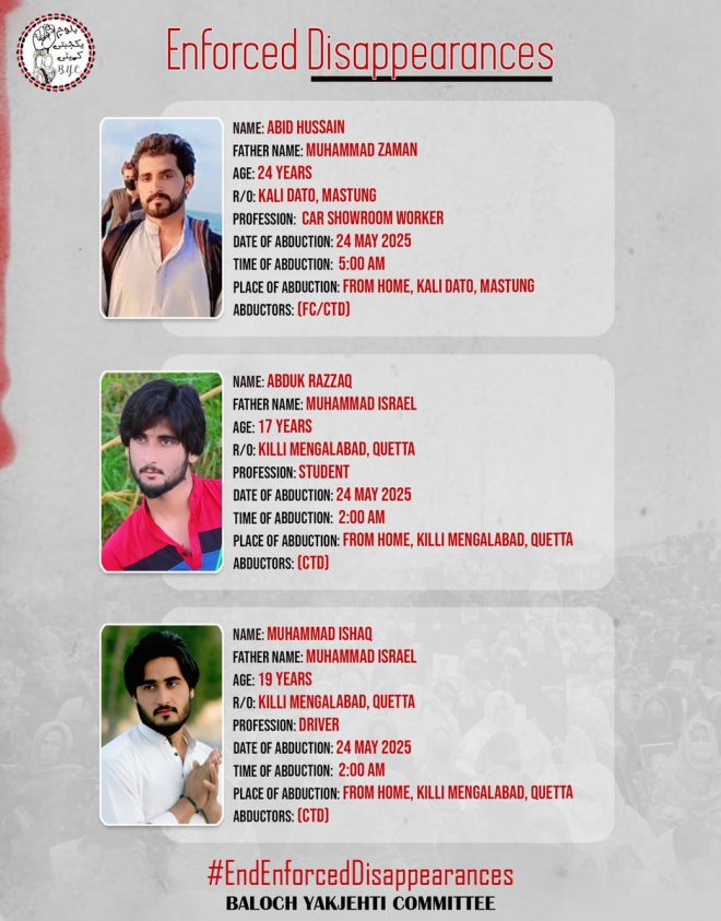 Controversial Kidnappings: Pakistan Army Targets Baloch Youth Again! — Balochistan human rights violations, enforced disappearances Pakistan, Baloch youth activism 2025