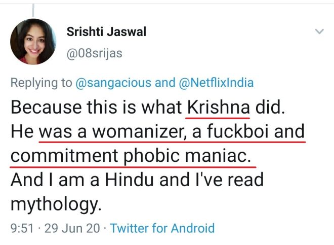 Controversial Tweet Against Krishna: Srishti's Shocking Fate Revealed! — Srishti Jaswal controversy, Sharmistha arrest case, social media backlash 2025