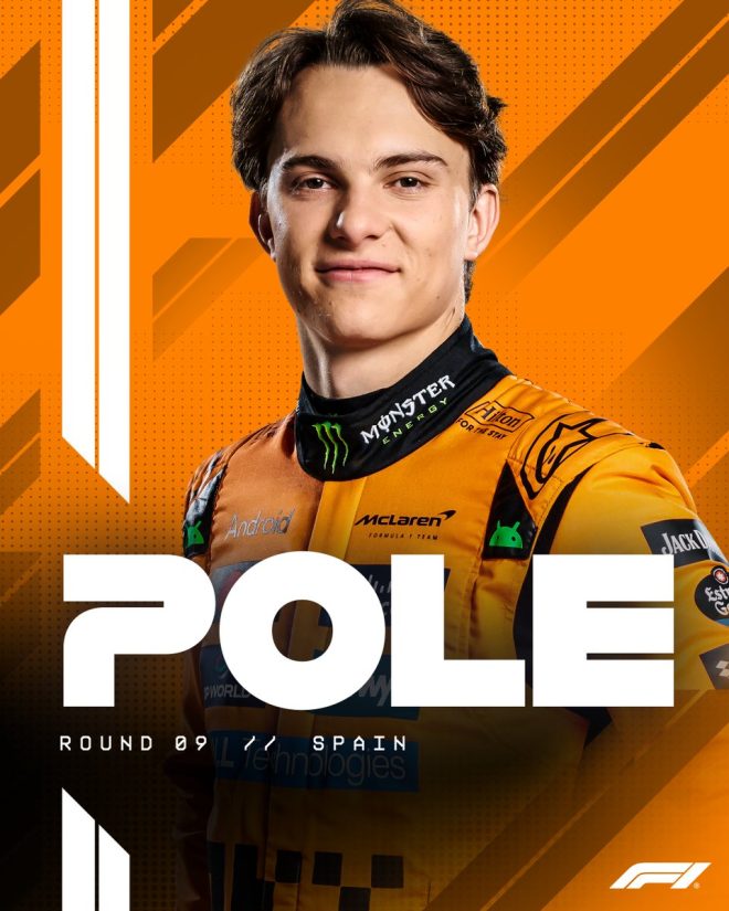 "Controversy erupts as Piastri claims pole in stunning upset over Verstappen and Russell! #F1 #SpanishGP" —
McLaren F1 driver secures pole position at Spanish Grand Prix
F1 Spanish GP: Oscar Piastri dominates qualifying session
Aston Martin driver outshines Verstappen and Russell at Spanish Grand Prix