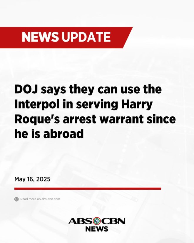 DOJ Claims Interpol Can Serve Arrest Warrant on Roque Abroad!