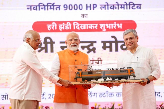 Dahod, Gujarat, sparks controversy and curiosity in tribal-dominated area. —  tribal development Gujarat, neglected region progress, Loco Manufacturing Workshop Dahod