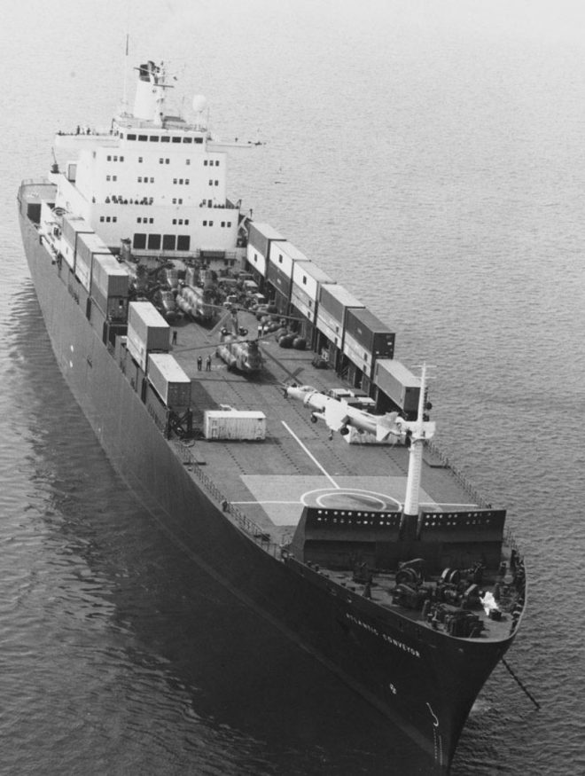 Death Strikes Atlantic Conveyor: 12 Lives Lost on May 25, 1982