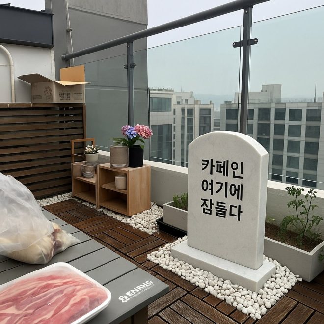 Death Strikes at 카페인: 여기에 잠들다 RIP
