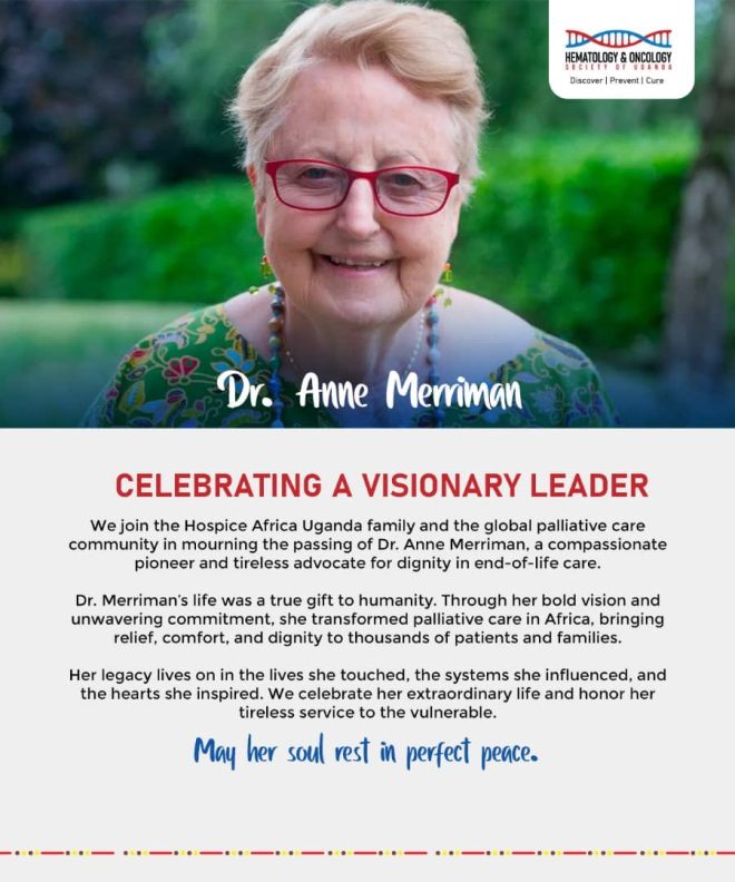 Death of Dr. Anne Merriman: A Wry Sad Farewell