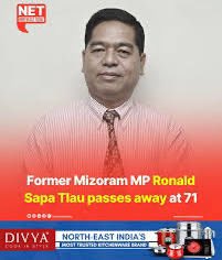 Death of Former MP Ronald Sapa Tlau at AIIMS: A Great Loss