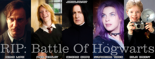 Death of Heroes: RIP Lupin, Fred, Snape, Tonks, Colin & Others
27YearsBattleOfHogwarts