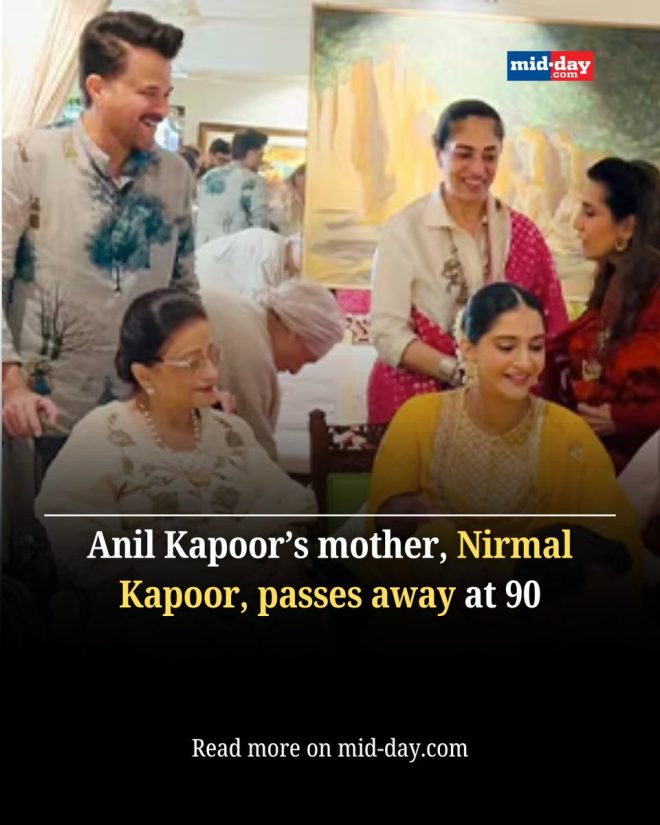 Death of Nirmal Kapoor: Deepest Condolences to Anil Kapoor