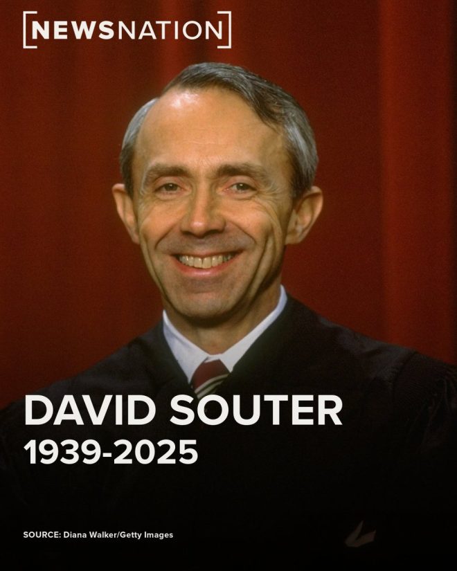 Death of Retired Justice David Souter at Age 85 Announced