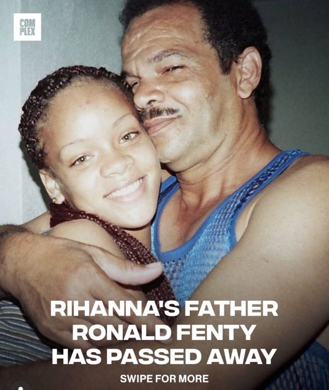 Death of Ronald Fenty, Rihanna's Father, at 70 Years Old