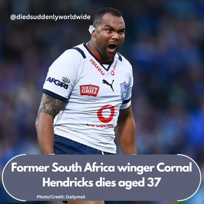 Death of South African Rugby Star Cornal Hendricks at 37