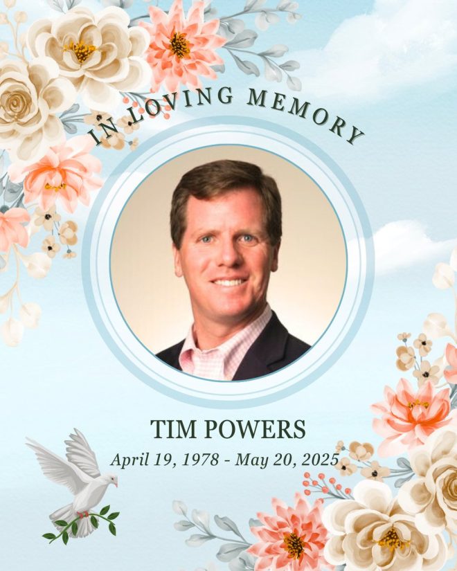 Death of Tim Powers: Remembering a Beloved Colleague