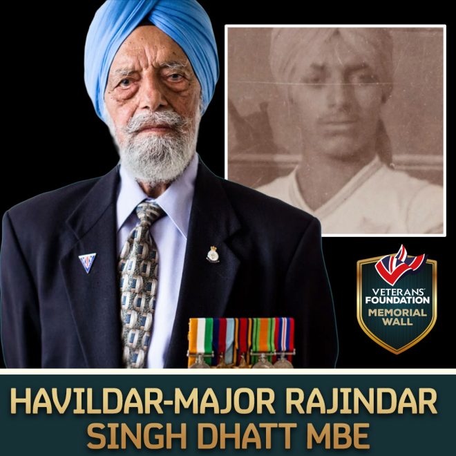 Death of WW2 Hero Havildar-Major Rajinder Singh Dhatt at 103