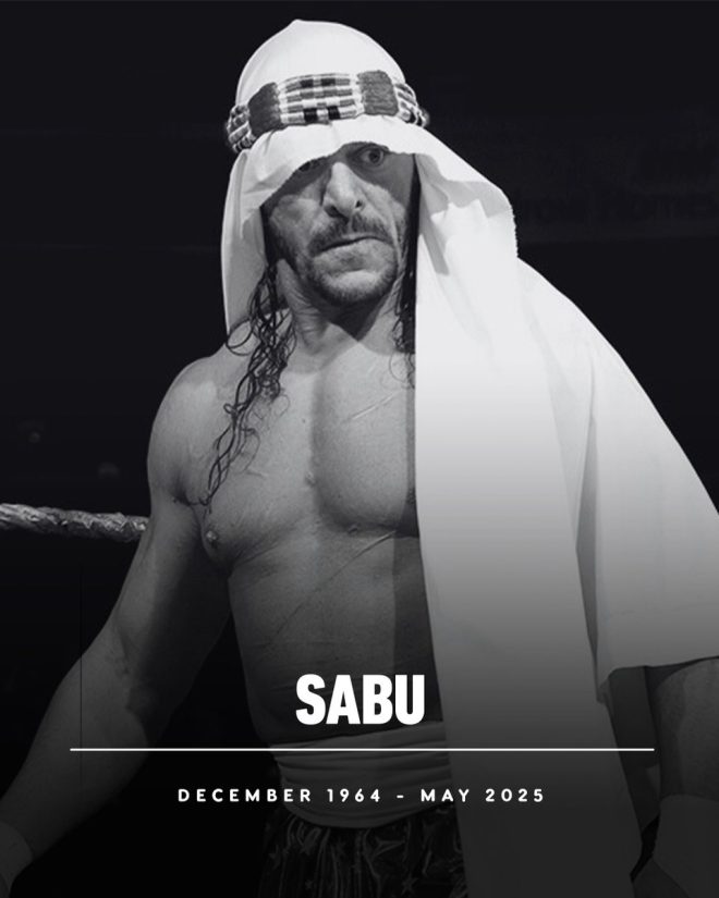 Death of Wrestling Legend Sabu at Age 60 Shocks Fans