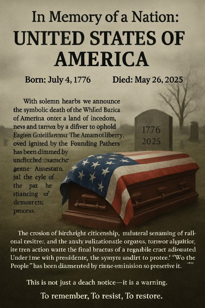Death of a Nation: USA (1776–2025) - Forgotten God, Liberty Lost