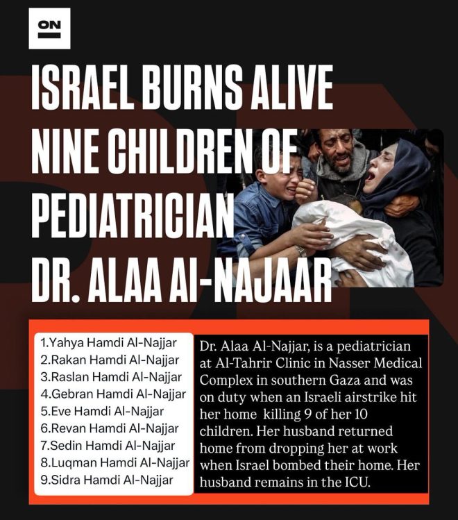 Dr. Al-Najjar's Heartbreaking Loss: Nine Children Returned, One Survives — "tragedy at Nasser Hospital, surviving child ICU care, Alaa Al-Najjar family loss"