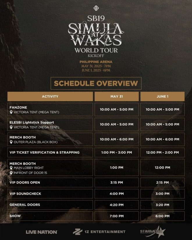 Eto na, A'TIN! SB19's World Tour Kickoff Sparks Heated Debate! — Eto na A'TIN 2025, SB19 World Tour 2025, Simula at Wakas event guide