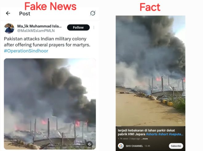 Fake News Alert: Viral Video Misidentified as India-Pak Attack!