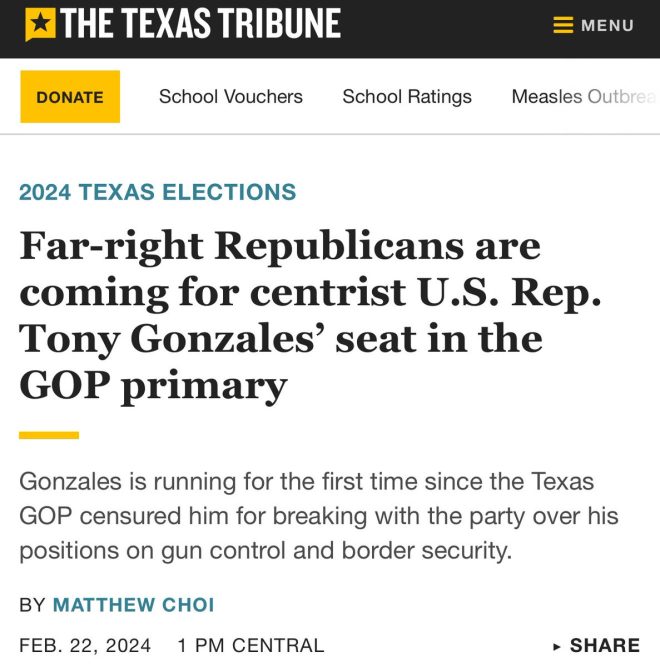 GOP Civil War: Texas Rep. Censured for Defying Party Lines!