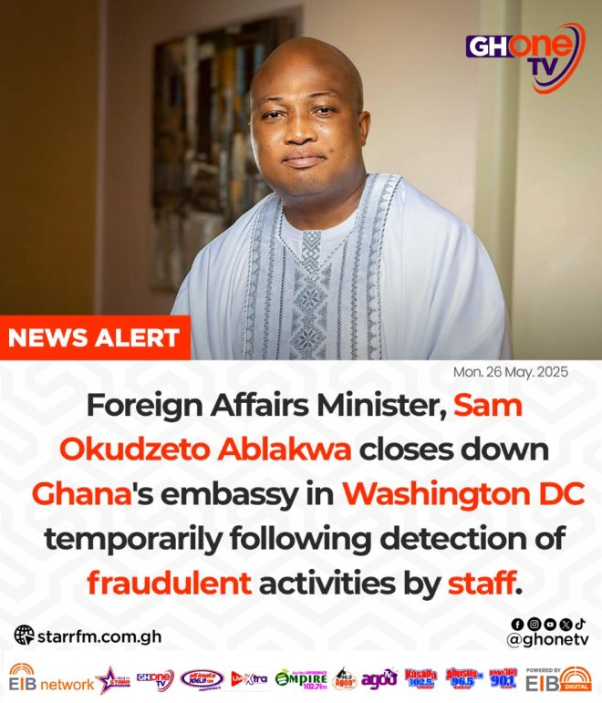 Ghana's Embassy in DC Shuttered Over Shocking Fraud Scandal! —  Embassy fraud investigation, Ghana diplomatic scandal, Washington DC embassy closure 2025