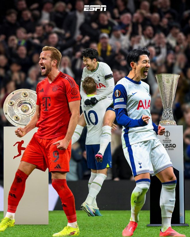 "Harry Kane and Son Heung-Min defy the odds, win major trophies in the same season for the first time β½π₯" β Harry Kane trophy success, Son Heung-Min championship win, football career achievements