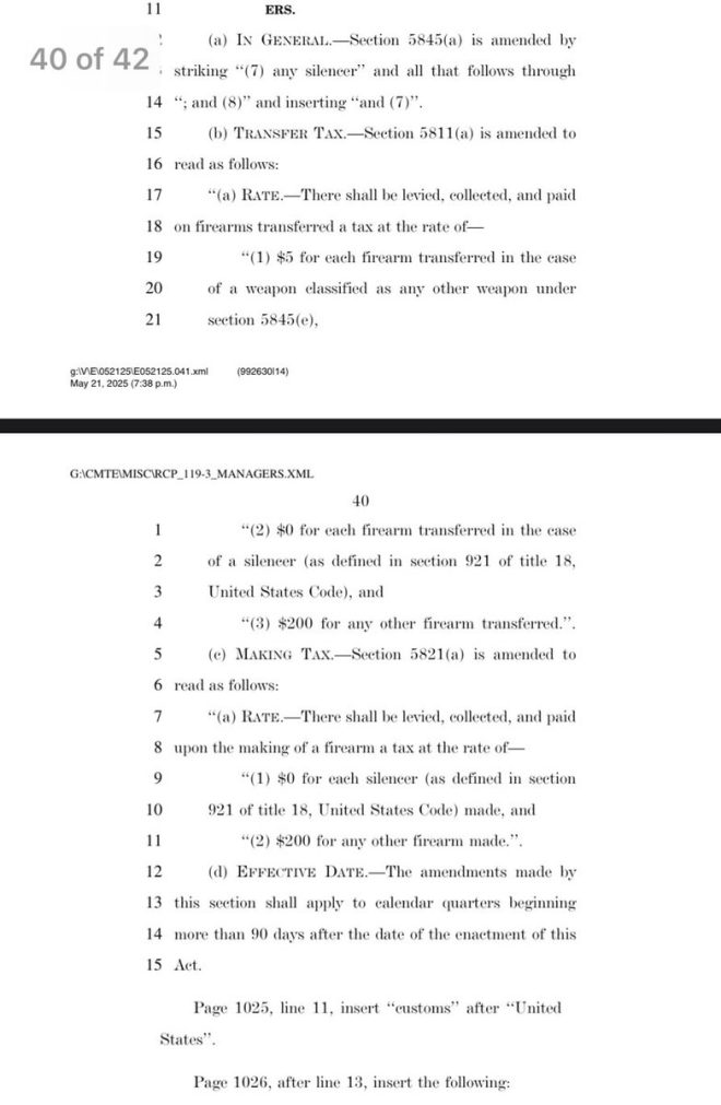 House Committee Shocks Nation: Full Suppressor Repeal Incoming! — Gun rights legislation, NFA reform 2025, suppressor repeal news