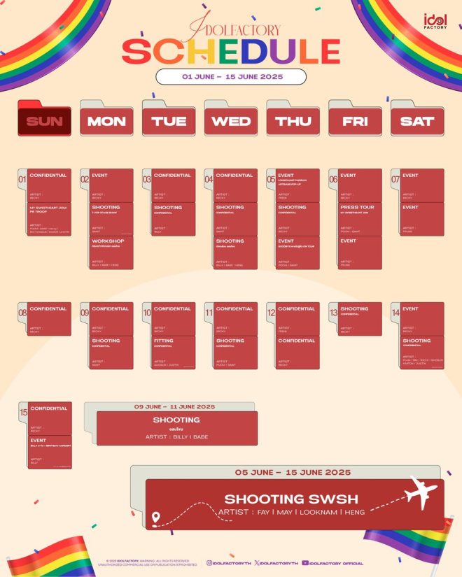 IdolFactory Shocker: Major Artist Schedule Changes Ahead! —  h3 Idol Performance Timetable, h3 Upcoming Artist Events 2025, h3 Live Music Schedule