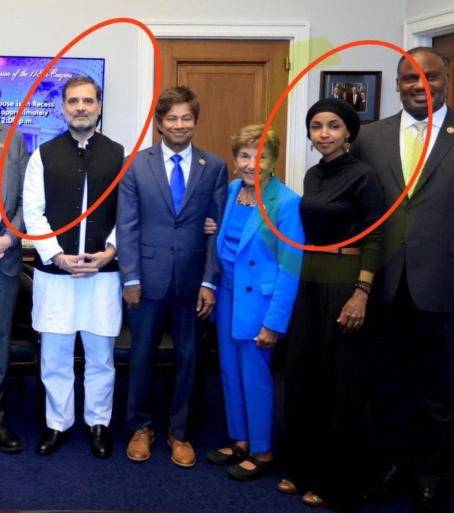 Ilhan Omar Flees When Pressed on Israeli Embassy Attack!
Gandhi's Controversial Ties with Omar Under Fire! — Ilhan Omar controversy, Israeli embassy attack response, Rahul Gandhi political meeting