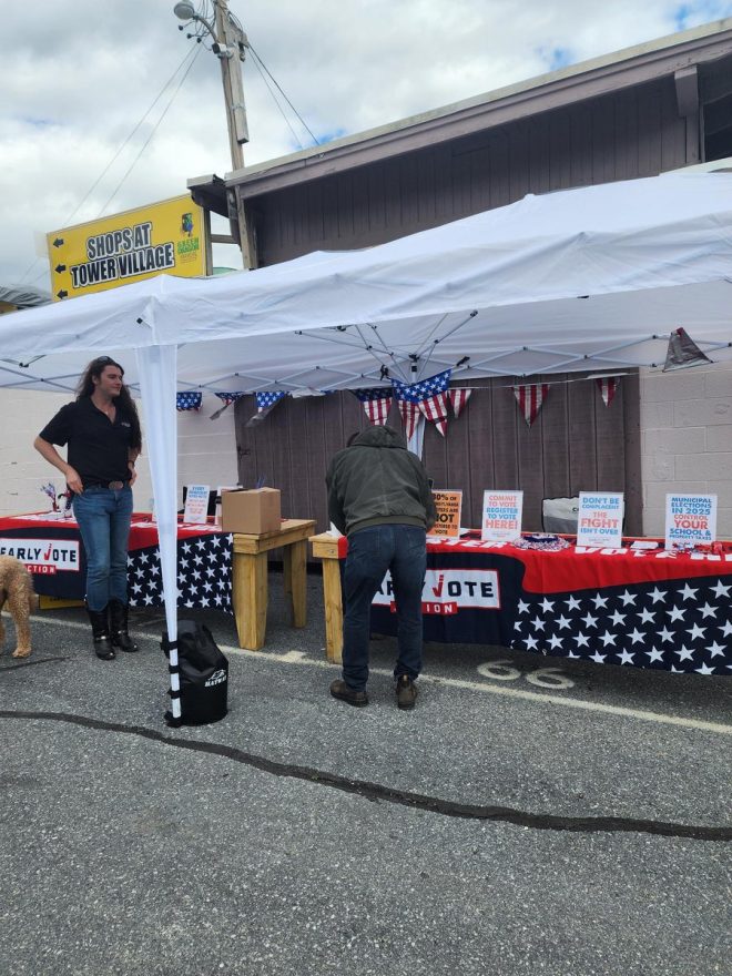 Independent Voter Shocks Community by Switching to Republican! — voter registration drive, change party affiliation, Delaware County elections