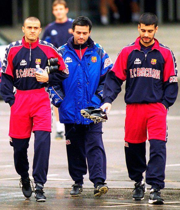 Is This Photo of Enrique, Mourinho, and Guardiola the Ultimate Icon? — legendary football managers, iconic football moments, treble-winning teams 2025
