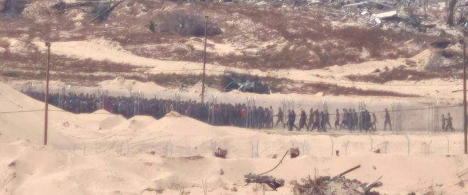 Israel's Controversial Caged Roads: A Humanitarian Crisis Unfolds? — humanitarian crisis in Gaza, Israeli checkpoints and food distribution, Palestinians living under occupation
