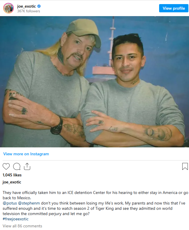 Joe Exotic's Husband Deported: What This Means for Tiger King? — Joe Exotic husband deported news, Joe Exotic 2025 updates, Tiger King scandal 2025