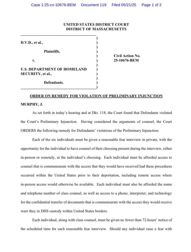 Judge Slams Trump: Deportation Flight with Murderers Halted! — federal judge ruling deportation, Trump administration immigration policy, South Sudan criminal aliens case