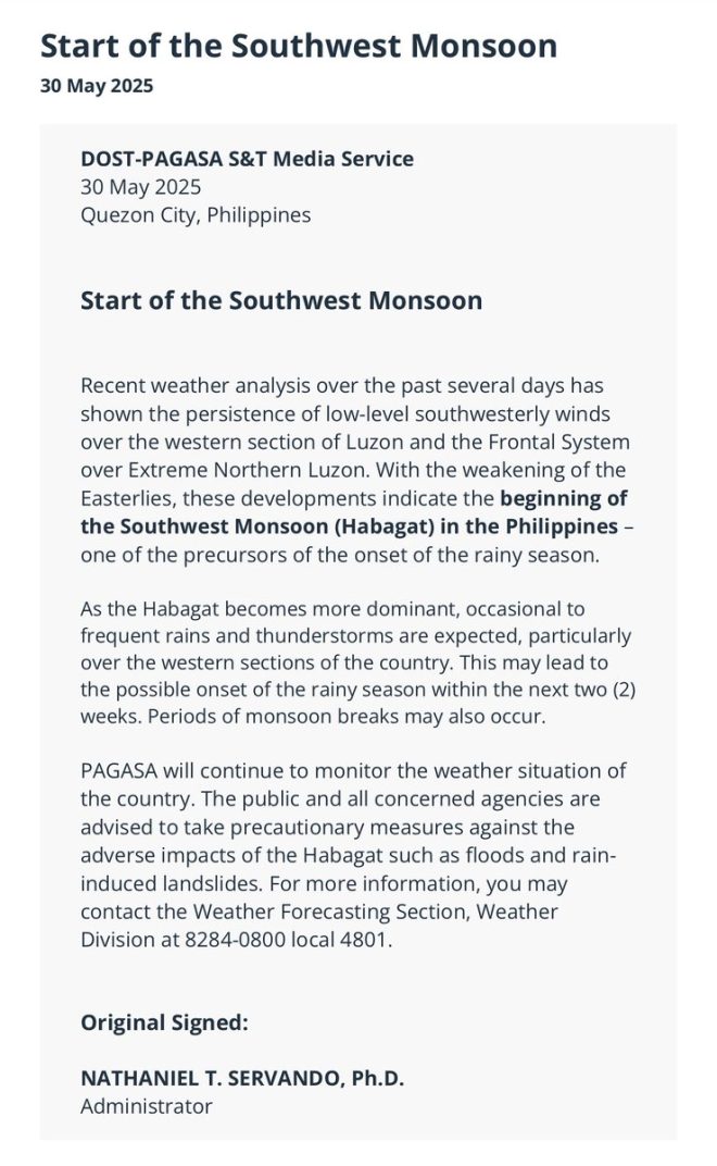 Just In: Is the Philippines Ready for the Controversial Habagat? — Monsoon season Philippines 2025, Southwest Monsoon updates, Philippines rainy season forecast