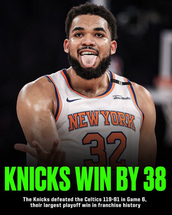 Knicks Shatter 55-Year-Old Record with Epic Game 6 Domination! — Knicks Game 6 Highlights, New York Knicks Historic Playoff Win, NBA Playoffs 2025 Recap