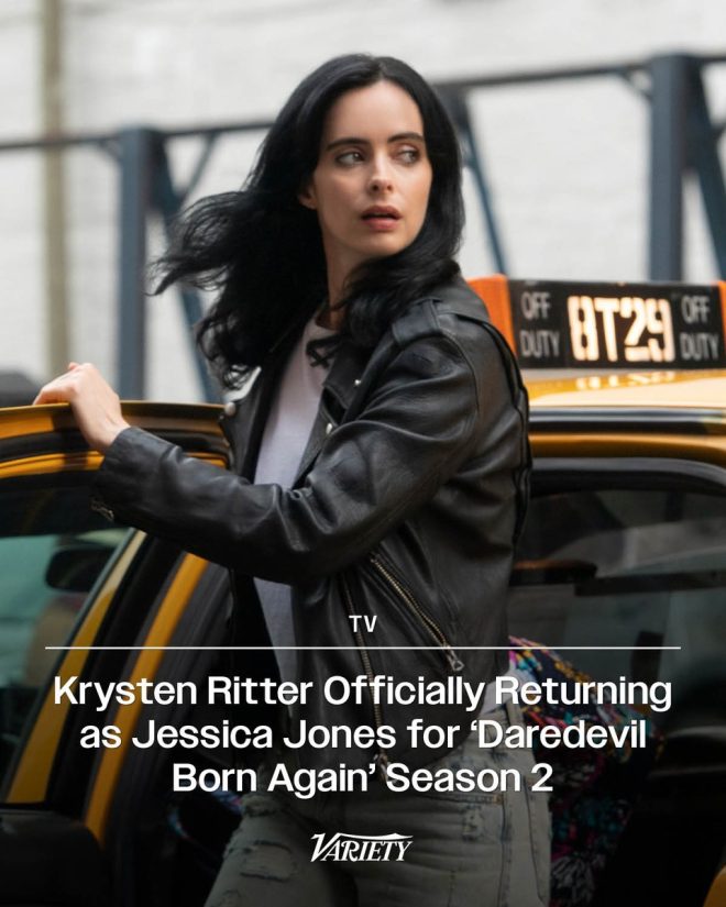 Krysten Ritter's Jessica Jones Shocks Fans with Daredevil Return!