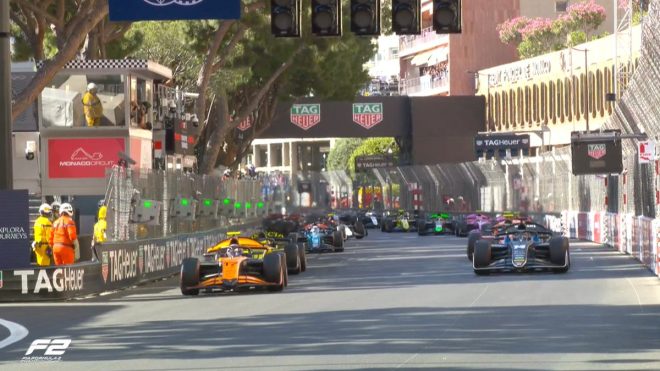 Lights Out! Controversial Contact Sparks Chaos at Monaco GP! — F2 Racing Incidents, Monaco Grand Prix Highlights, Sainte Dévote Controversy