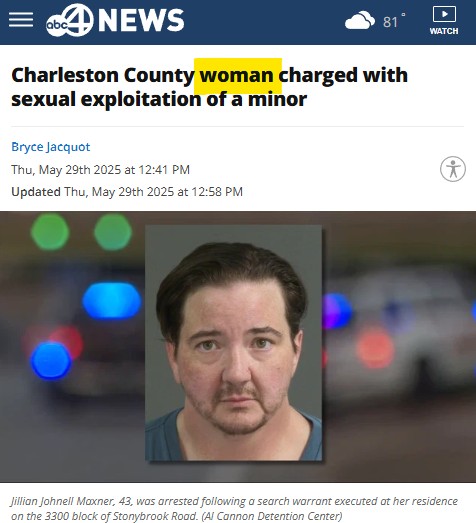 Media Misfire: Arrested 'Woman' Exposed as Male Democrat! —  misinformation in media, sexual exploitation arrest news, male pedophile Democrat 2025
