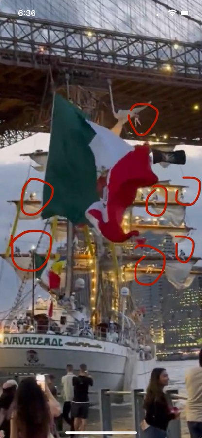 Mexican Navy Ship Collides with Brooklyn Bridge: Chaos Unfolds! —  Mexican Navy Tall Ship, ARM Cuauhtémoc Collision, Brooklyn Bridge Incident 2025
