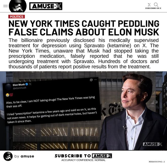NY Times Fakes Elon Musk Drug Abuse Story: Shocking Revelations! — fake news scandals, media bias exposure, prescription drug misinformation