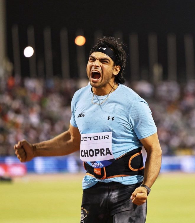 Neeraj Chopra Shatters Limits: 90m Throw Shocks the World! — Neeraj Chopra 90m throw, Doha Diamond League 2025, Neeraj Chopra personal best