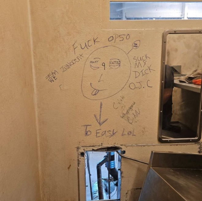 New Orleans Jail Escape: Inmates Mock Security with Graffiti!