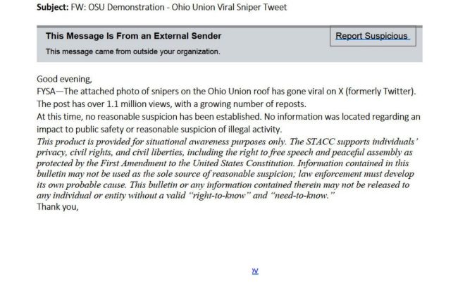 Ohio State Snipers Confirmed on Roof During Encampment Removal!