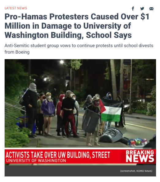 Pro-Hamas Rioters Cause $1M Damage at University of Washington!