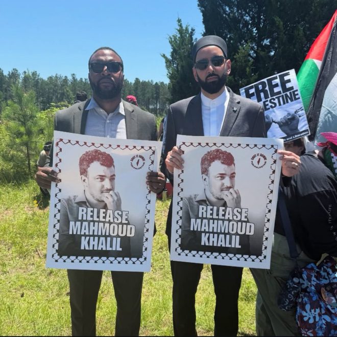 Protesters Brave Scorching Heat for Detained Man’s Release — protest against detention centers, civil rights demonstrations Louisiana, humanitarian crisis response 2025