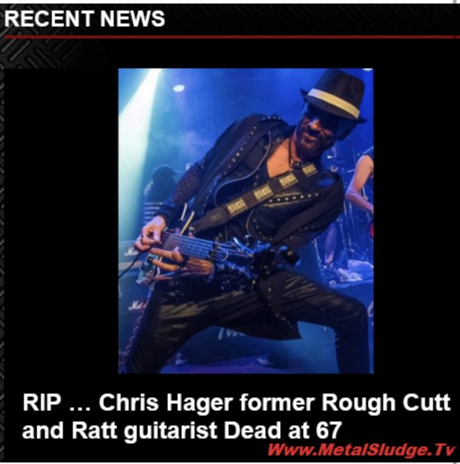 RIP Chris Hager: Death of Rough Cutt and Ratt Guitarist at 67
