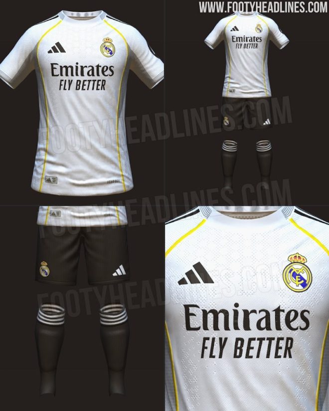 Real Madrid Shocks Fans: Brown Shorts & Socks in 2025/26 Kits! — Real Madrid new kit 2025, football fashion trends 2025, alternative soccer uniforms
